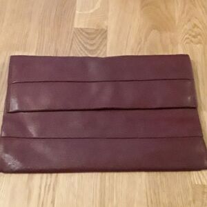 Vintage  Burgundy clutch